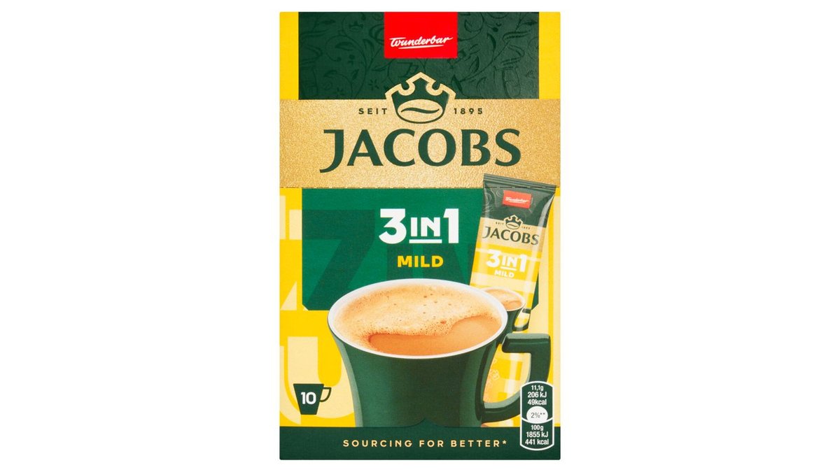 Jacobs Mild 3in1 10 x 11,1g (110g)