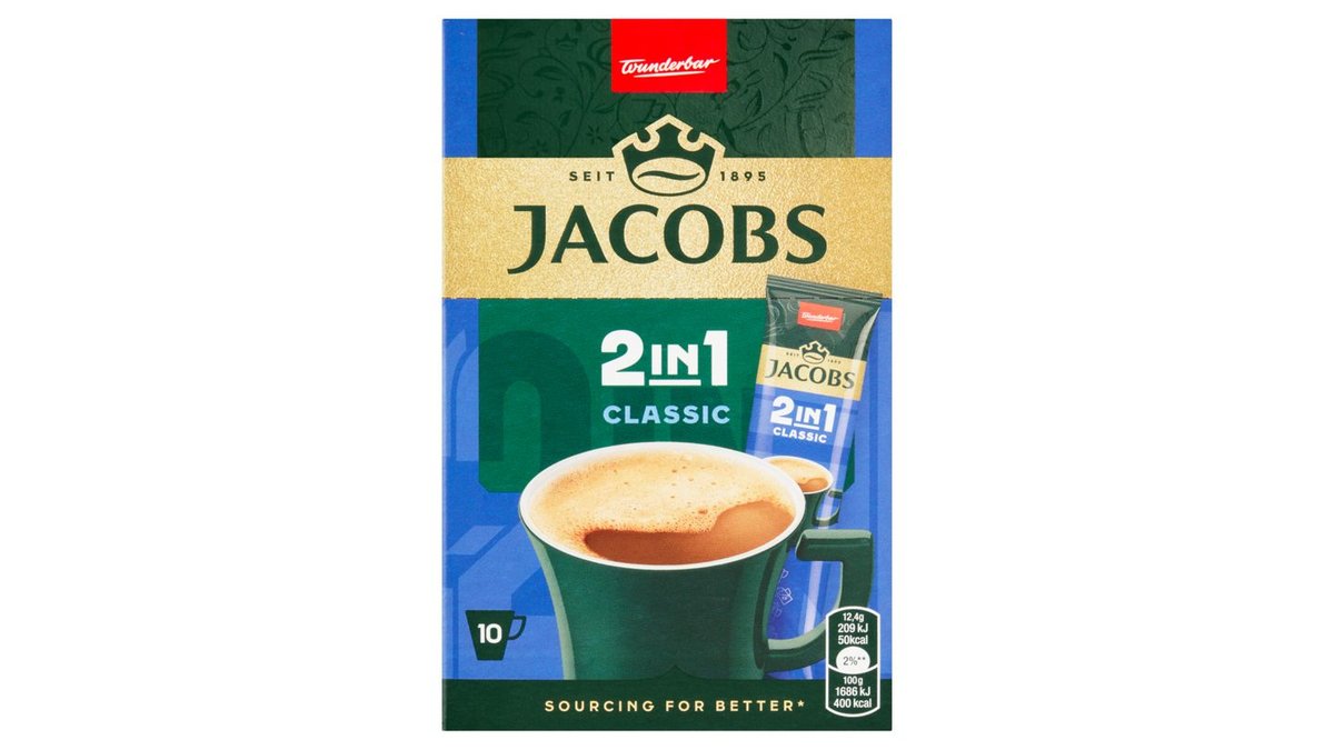 Jacobs Classic 2in1 10 x 12,4g (124g)