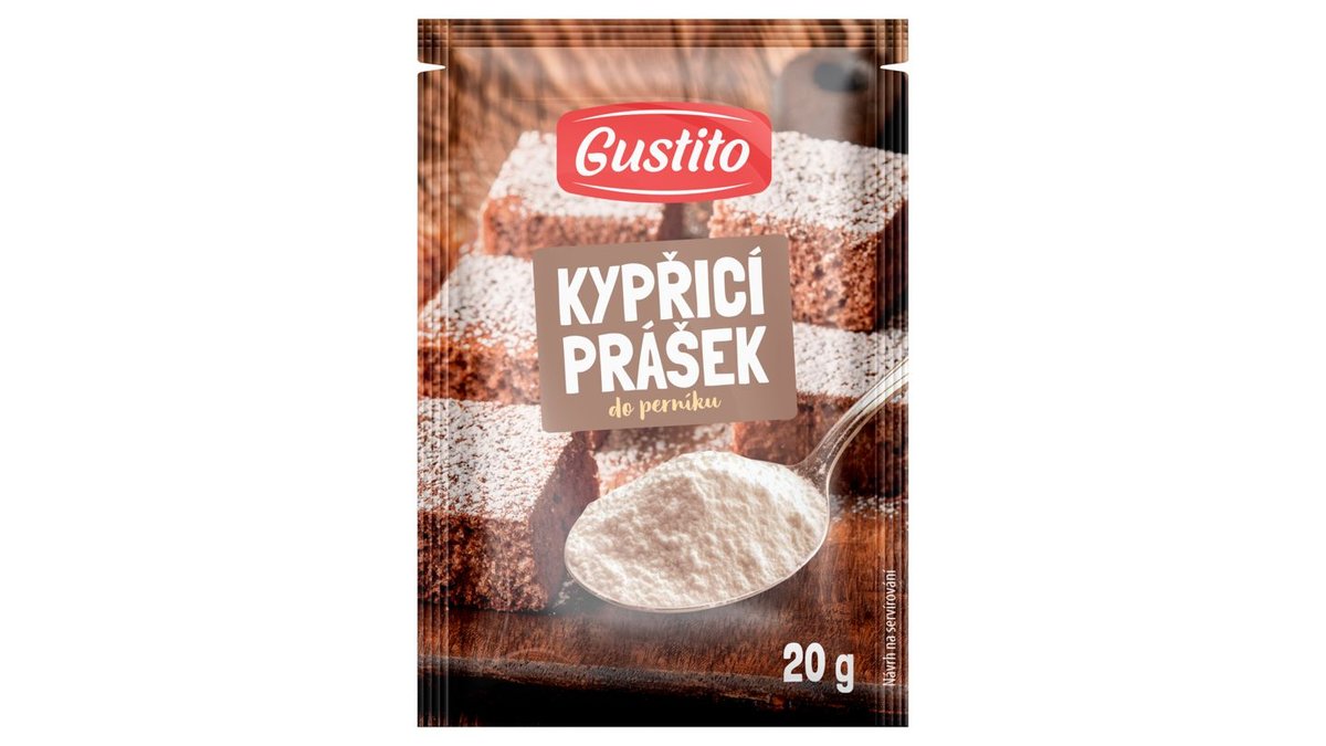Gustito Kypřicí prášek do perníku 20g
