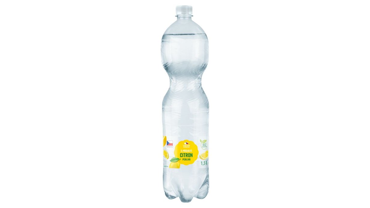 Karlova Koruna S příchutí citron perlivá 1,5l
