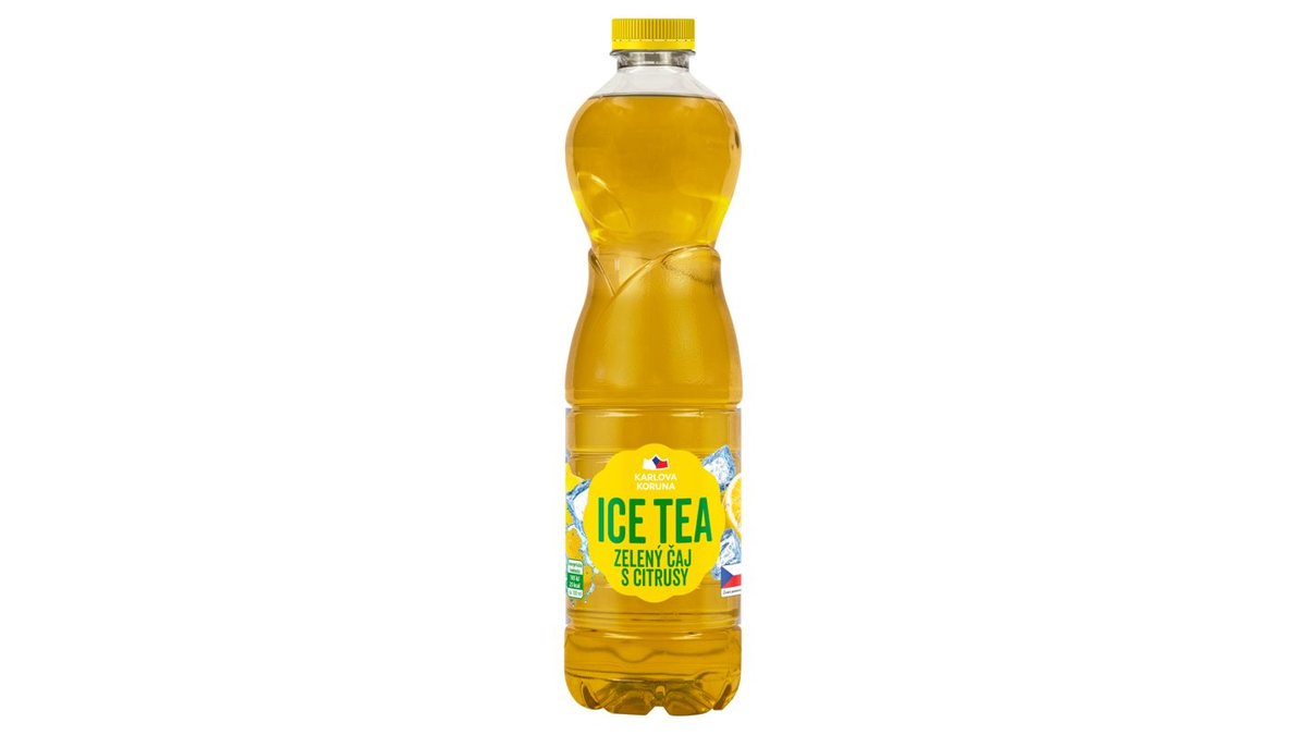 Karlova Koruna Ice Tea zelený čaj s citrusy 1,5l