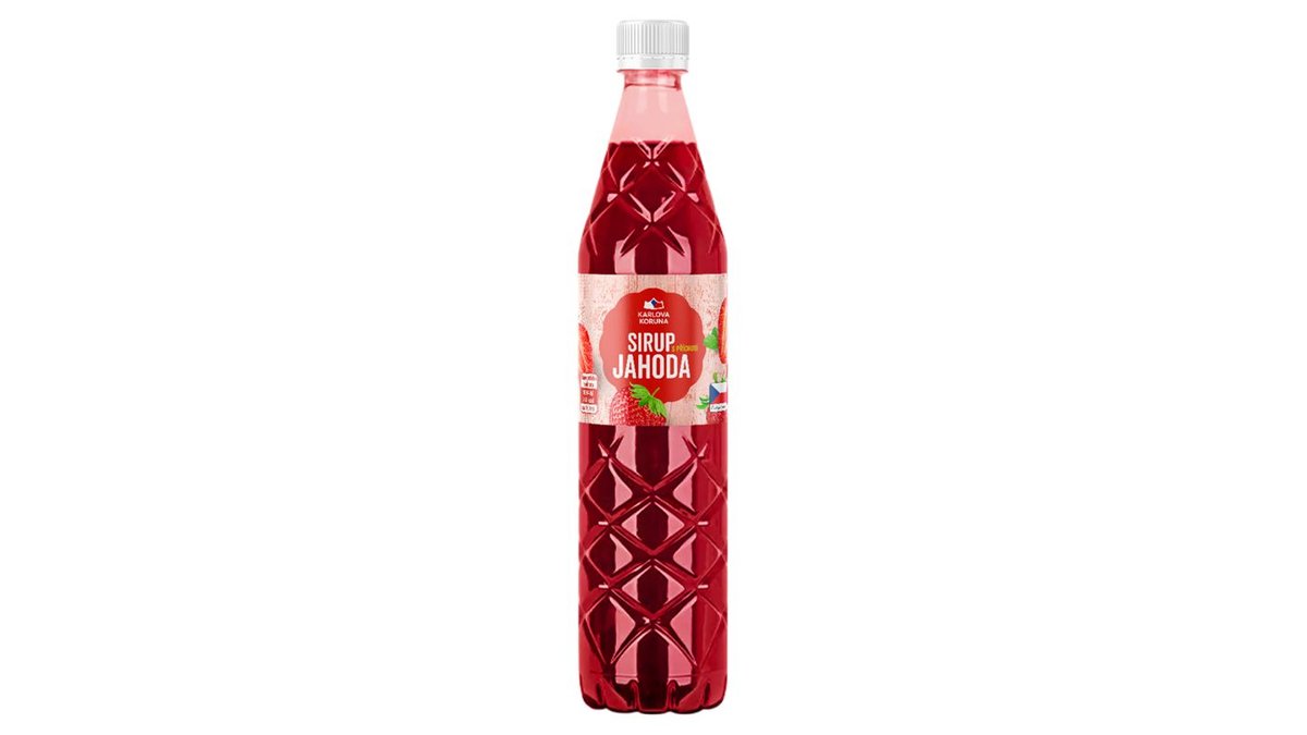 Karlova Koruna Sirup s příchutí jahoda 0,7l