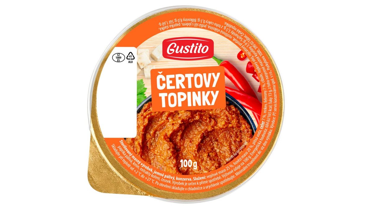 Gustito Čertovy topinky 100g