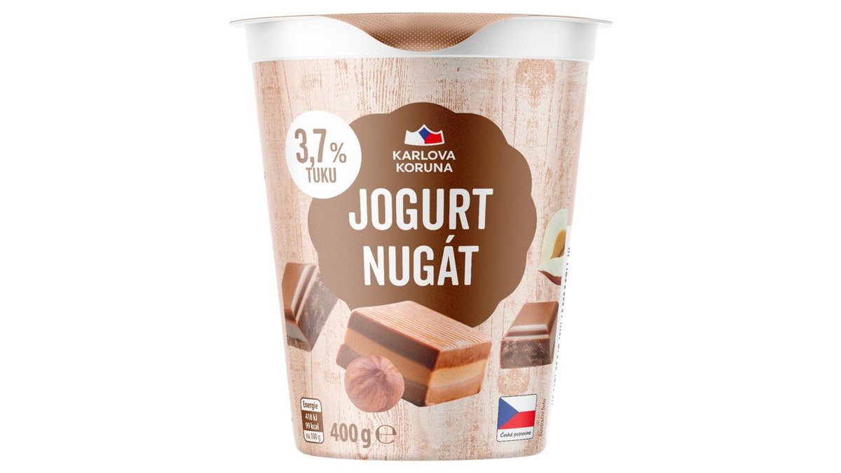 Karlova Koruna Jogurt nugát 400g
