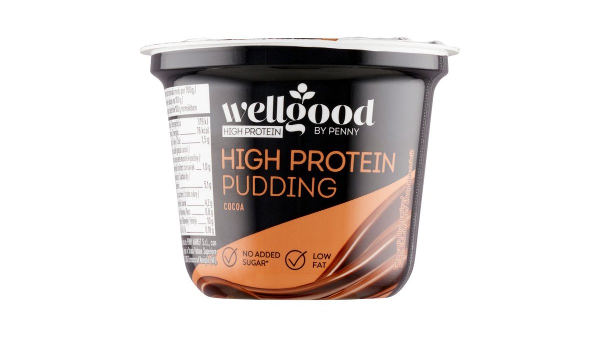 Wellgood High Protein puding kakaový 200g