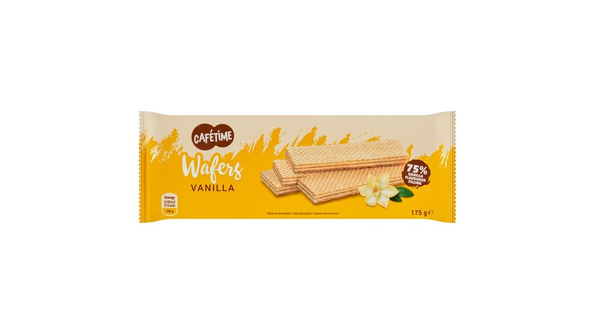 Café Time Oplatky s vanilkovou náplní 175g