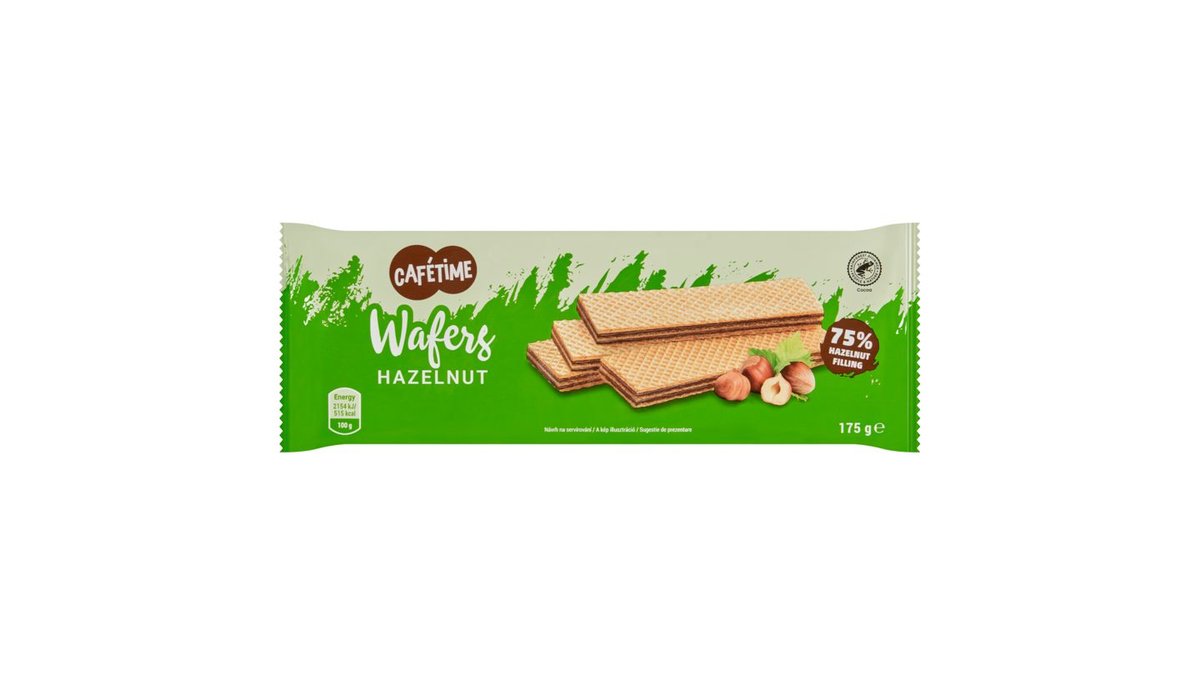 Café Time Oplatky s lískooříškovou náplní 175g
