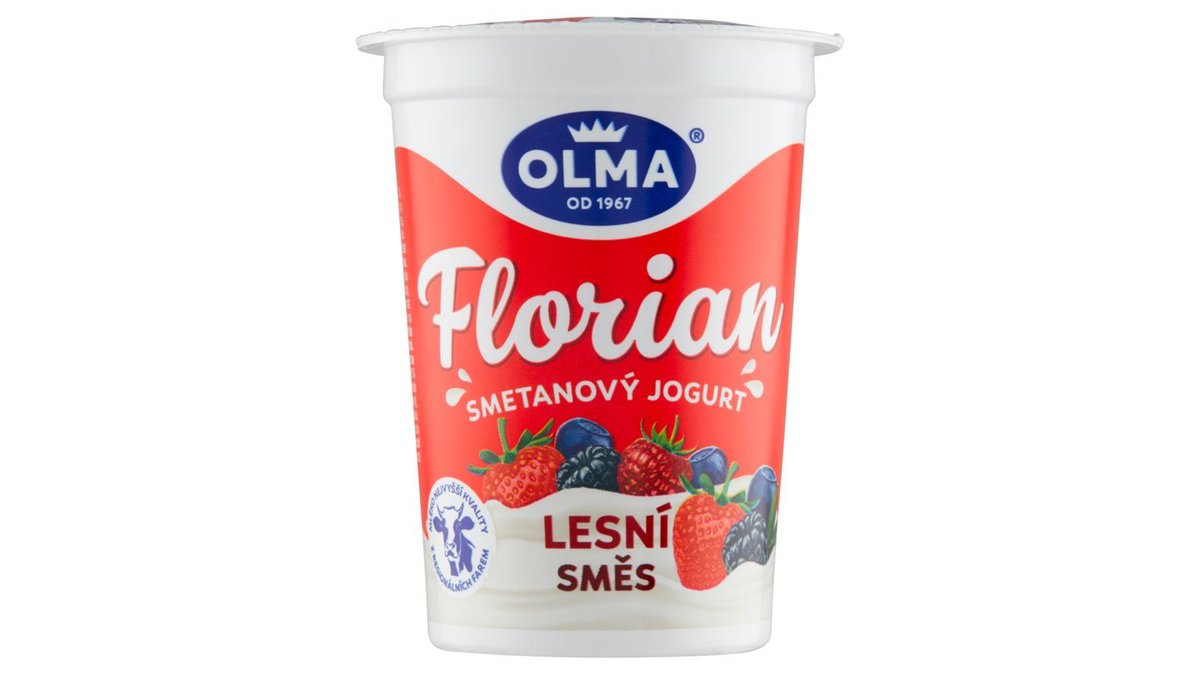 Olma Florian Smetanový jogurt lesní směs 150g