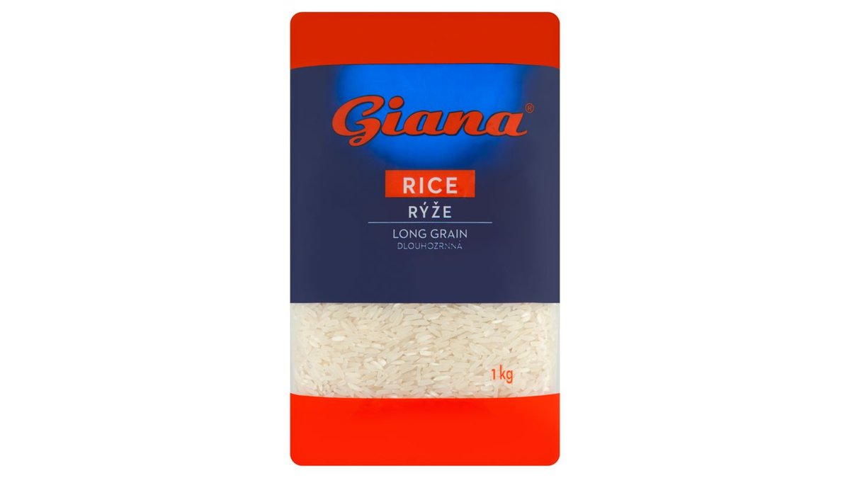 Giana Rýže dlouhozrnná 1kg