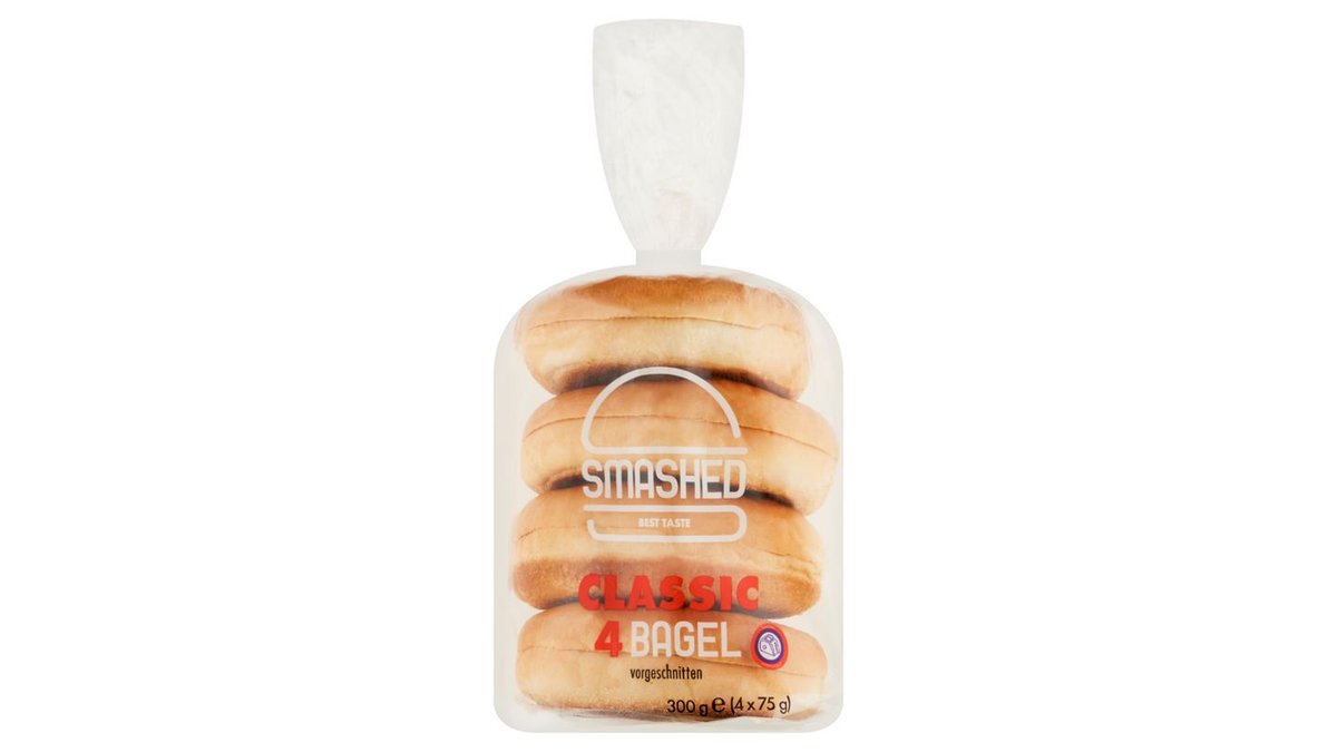 Smashed Klasické bagely 4 x 75g (300g)