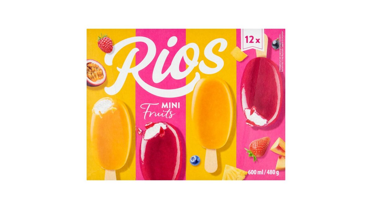 Rios Mini Fruits 12 x 50ml (600ml)
