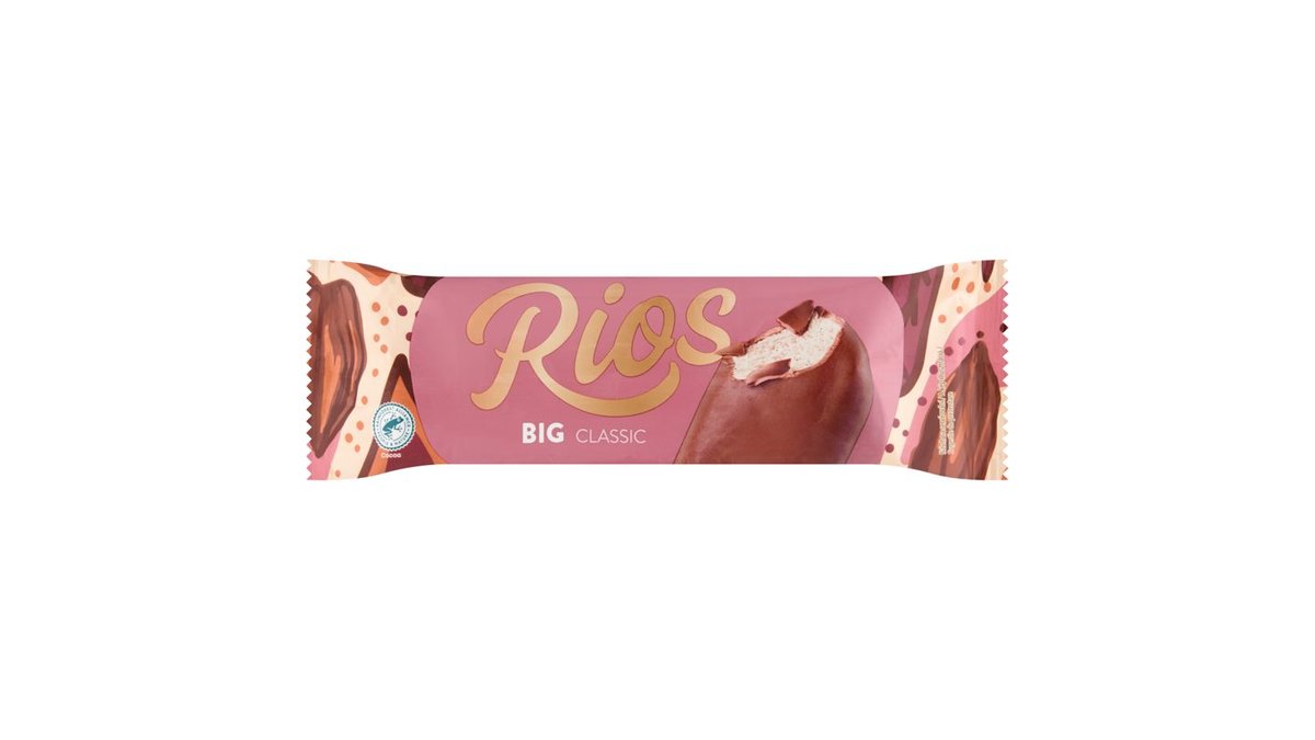 Rios Mražený krém s rostlinným tukem s příchutí bourbon vanilky 120ml