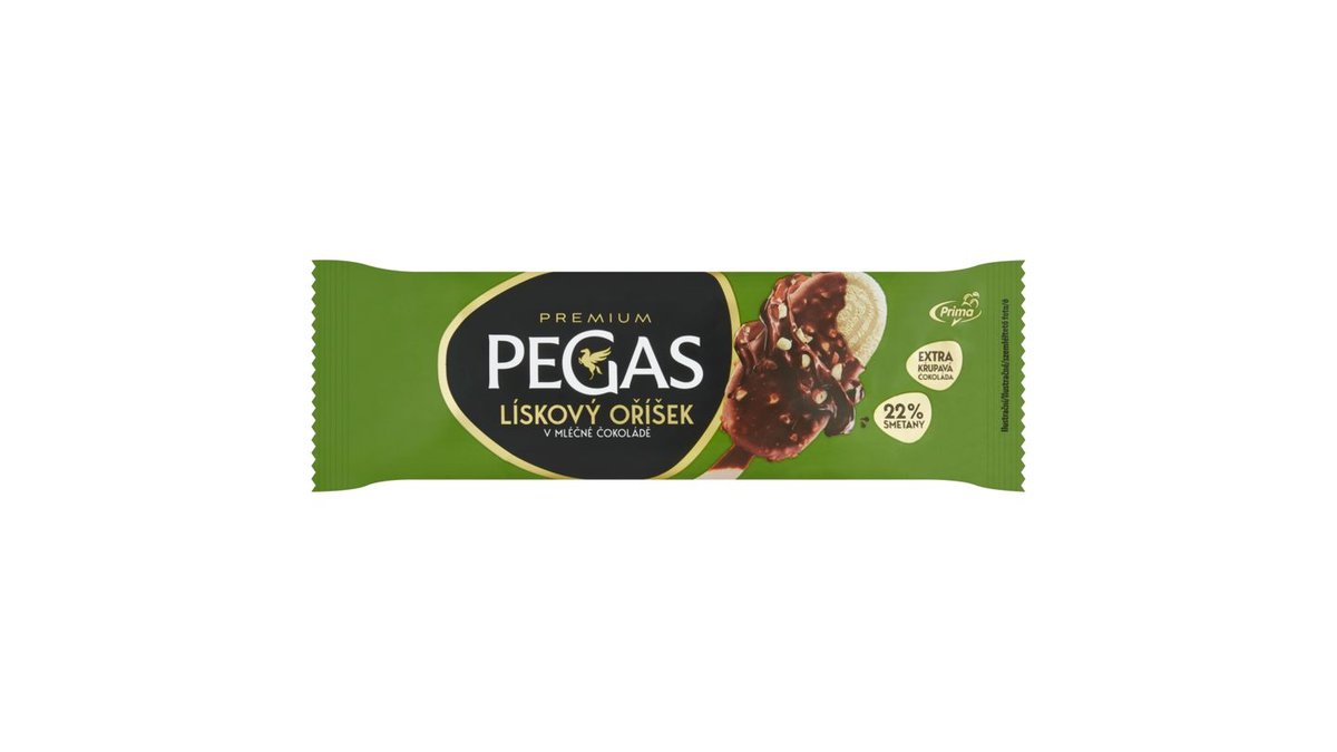 Prima Pegas Premium lískový oříšek v mléčné čokoládě 100ml