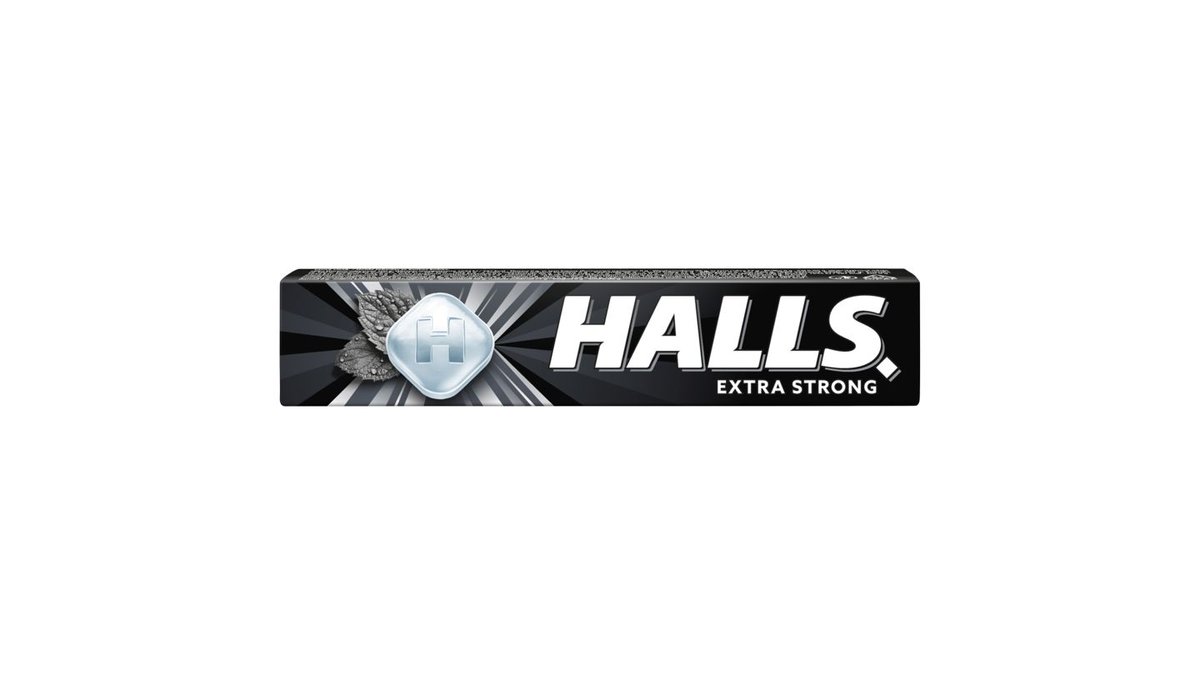 Halls Extra Strong Cukierki o smaku mentolowo-eukaliptusowym 33,5 g