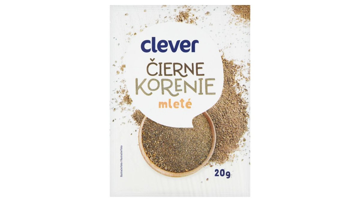 clever Pepř černý mletý 20g