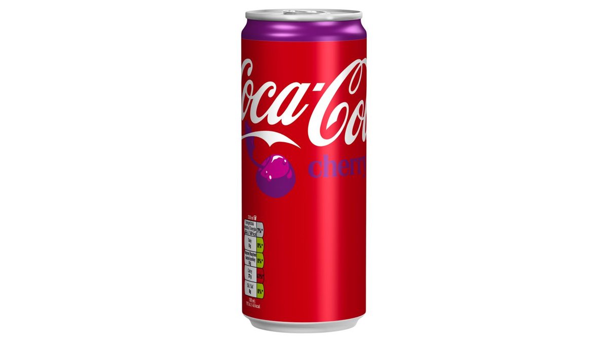 COCA-COLA CHERRY 0,33 l PLECH