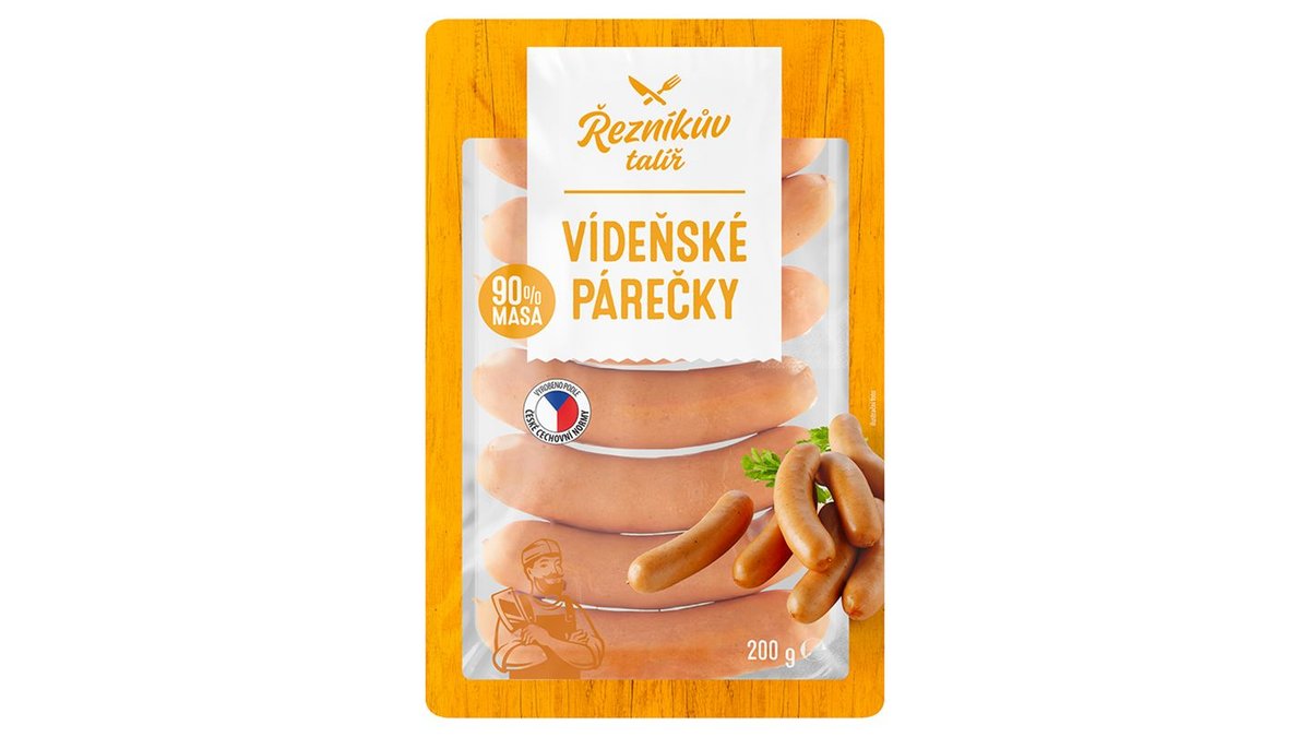 Řezníkův Talíř Vídeňské párečky 200g