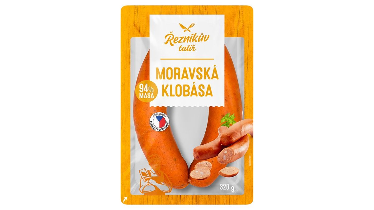 Řezníkův Talíř Moravská klobása 320g