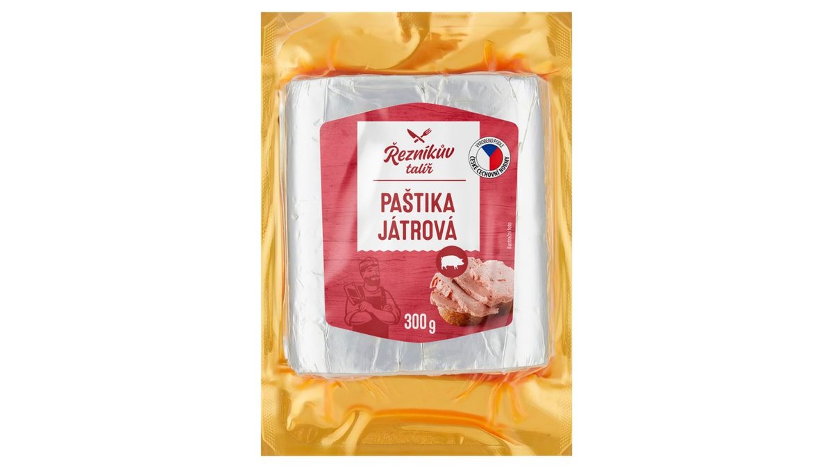 Řezníkův Talíř Paštika játrová 300g