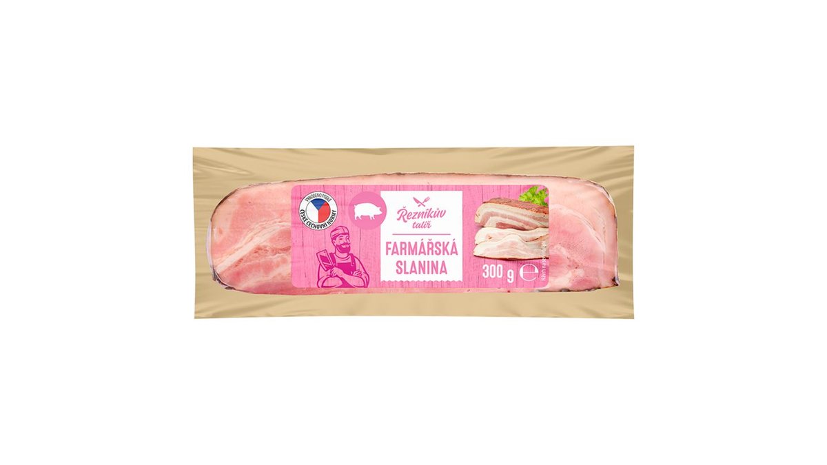 Řezníkův Talíř Farmářská slanina 300g