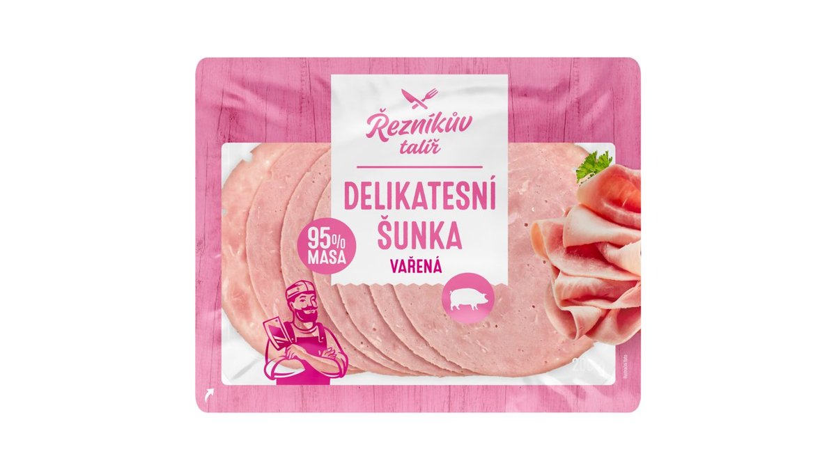 Řezníkův Talíř Delikatesní šunka vařená 200g