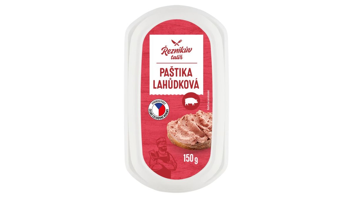 Řezníkův Talíř Paštika lahůdková 150g