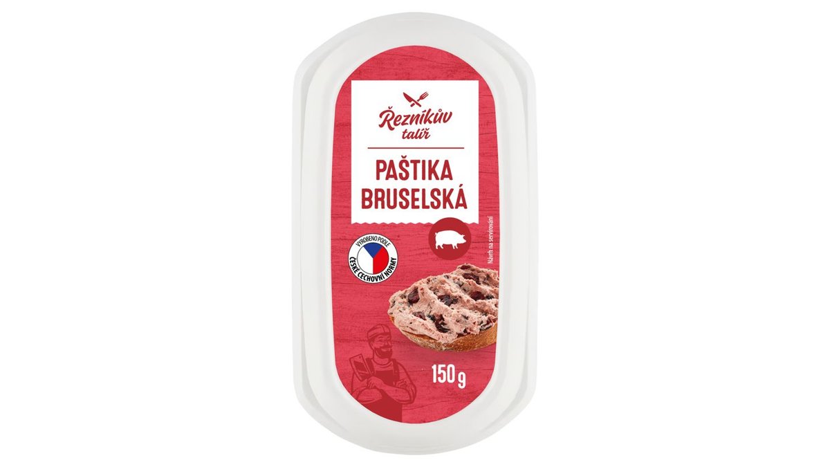 Řezníkův Talíř Paštika bruselská 150g