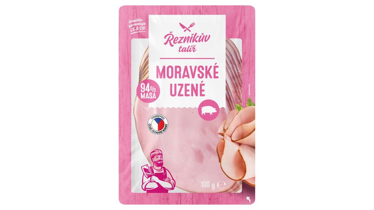 Řezníkův Talíř Moravské uzené 100g