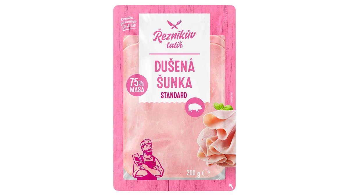 Řezníkův Talíř Dušená šunka standard 200g