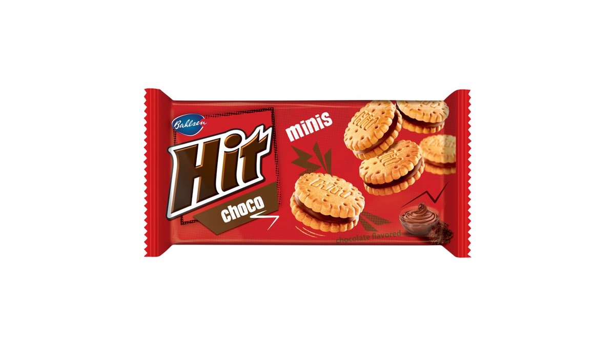Bahlsen Hit Minis sušenky s kakaovou náplní 130g