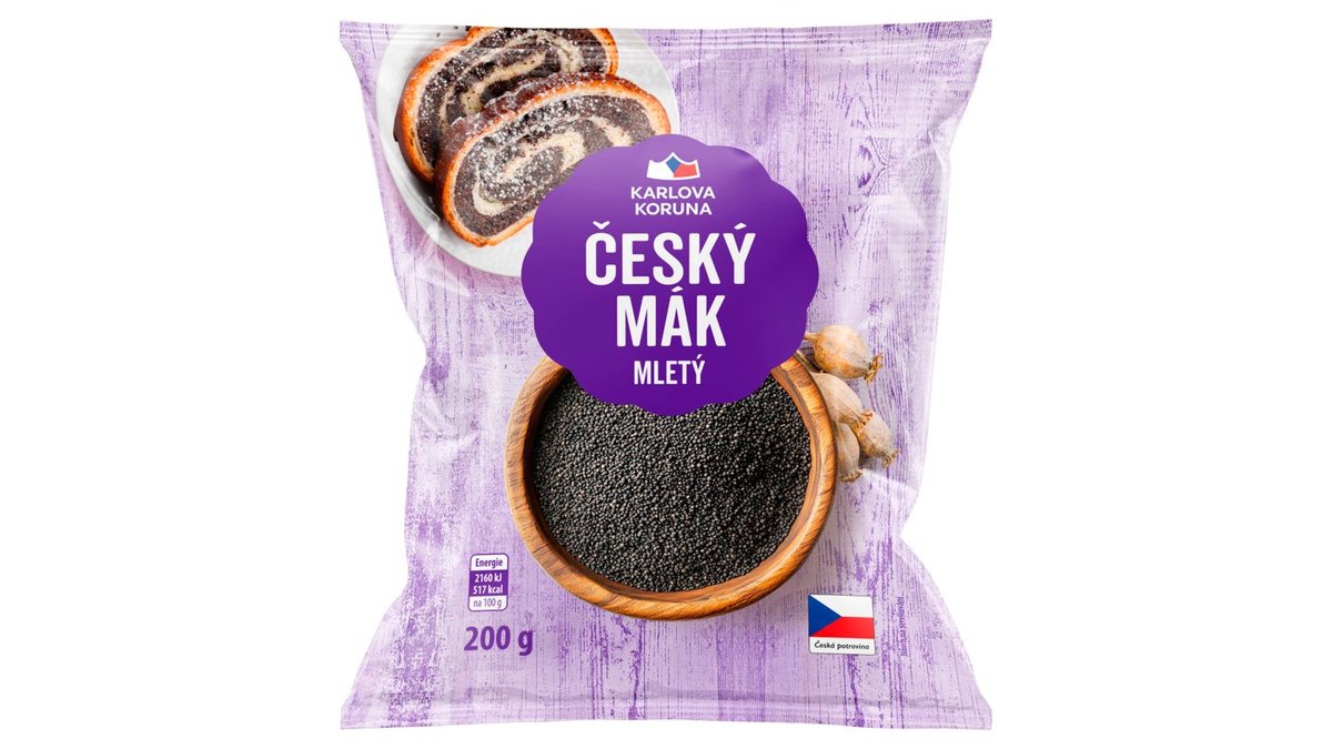Karlova Koruna Mák český mletý 200g
