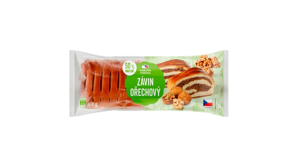 Karlova Koruna Závin ořechový 400g