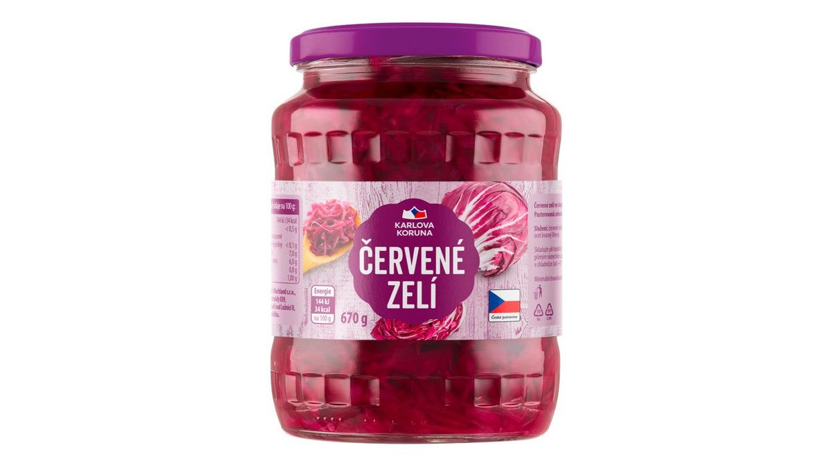 Zelí červené 670g