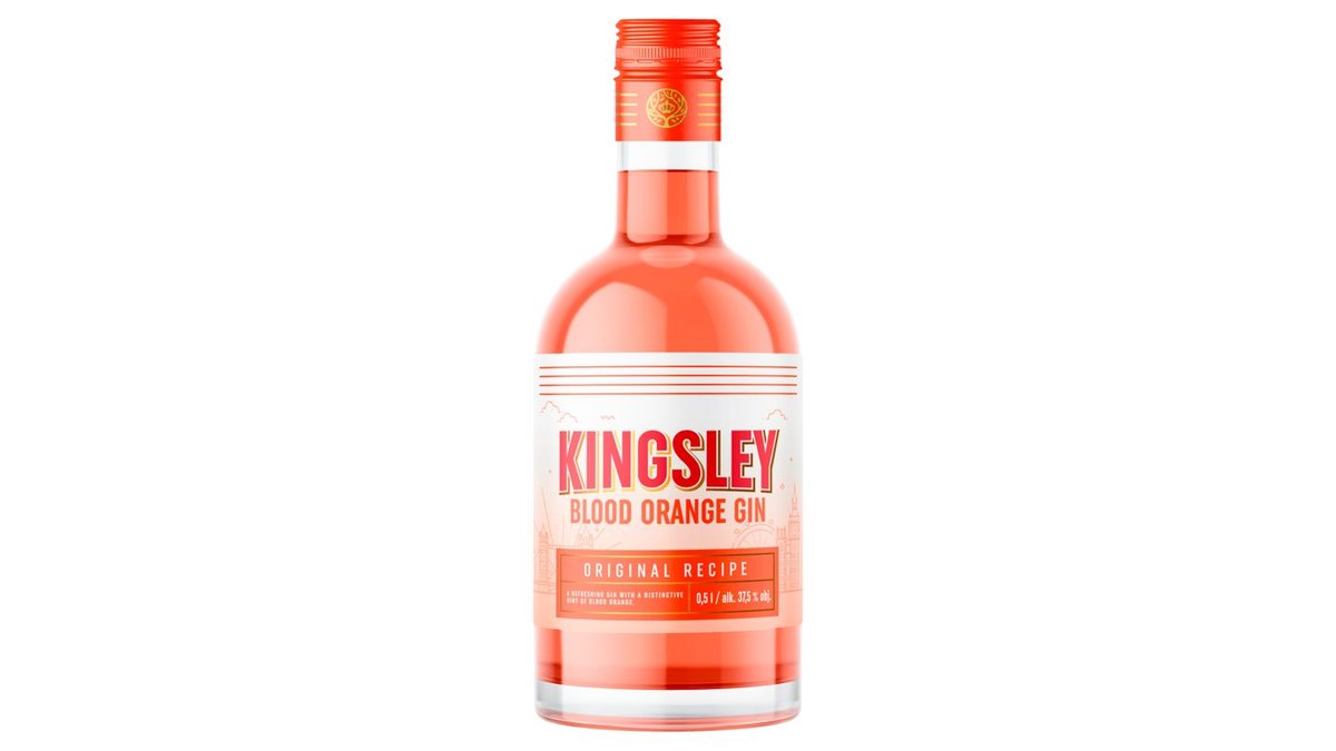 Královská palírna Kingsley Blood Orange Gin 0,5l