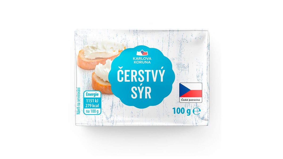 Karlova Koruna Čerstvý sýr 100g