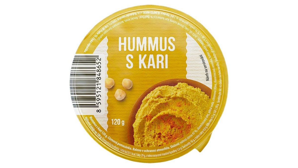 Hummus s kari 120g