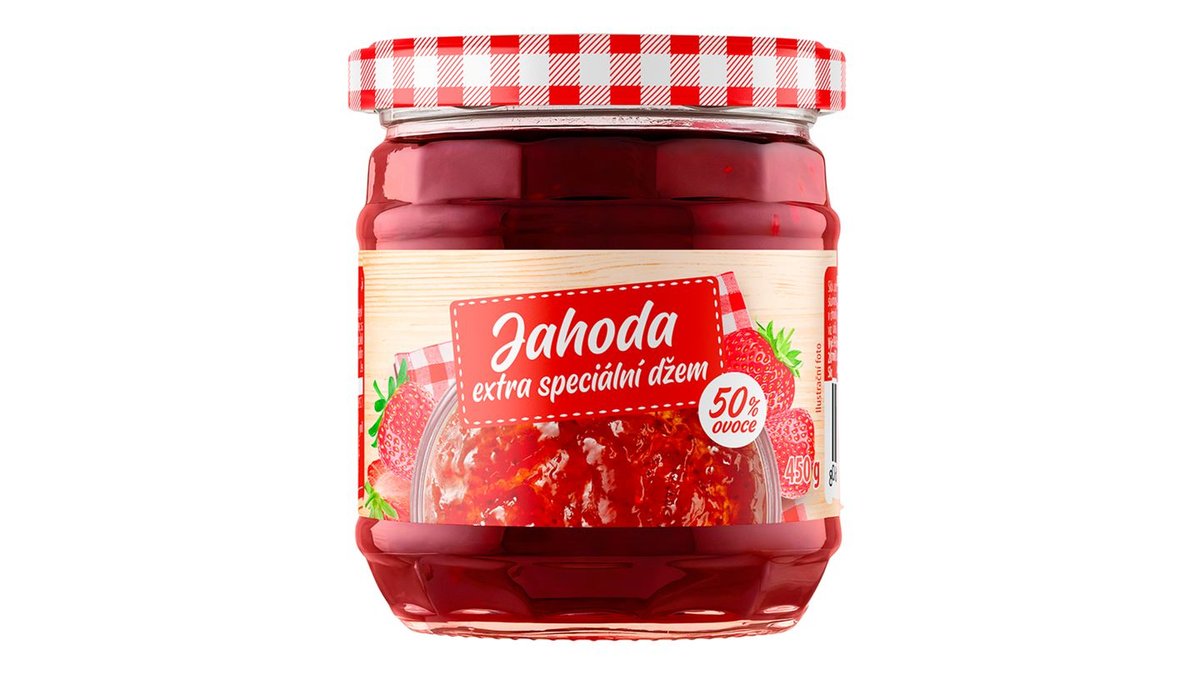 Jahoda extra speciální džem 450g