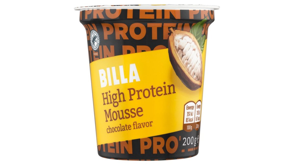 BILLA HIGH PROTEIN MOUSSE CHOCO.200G