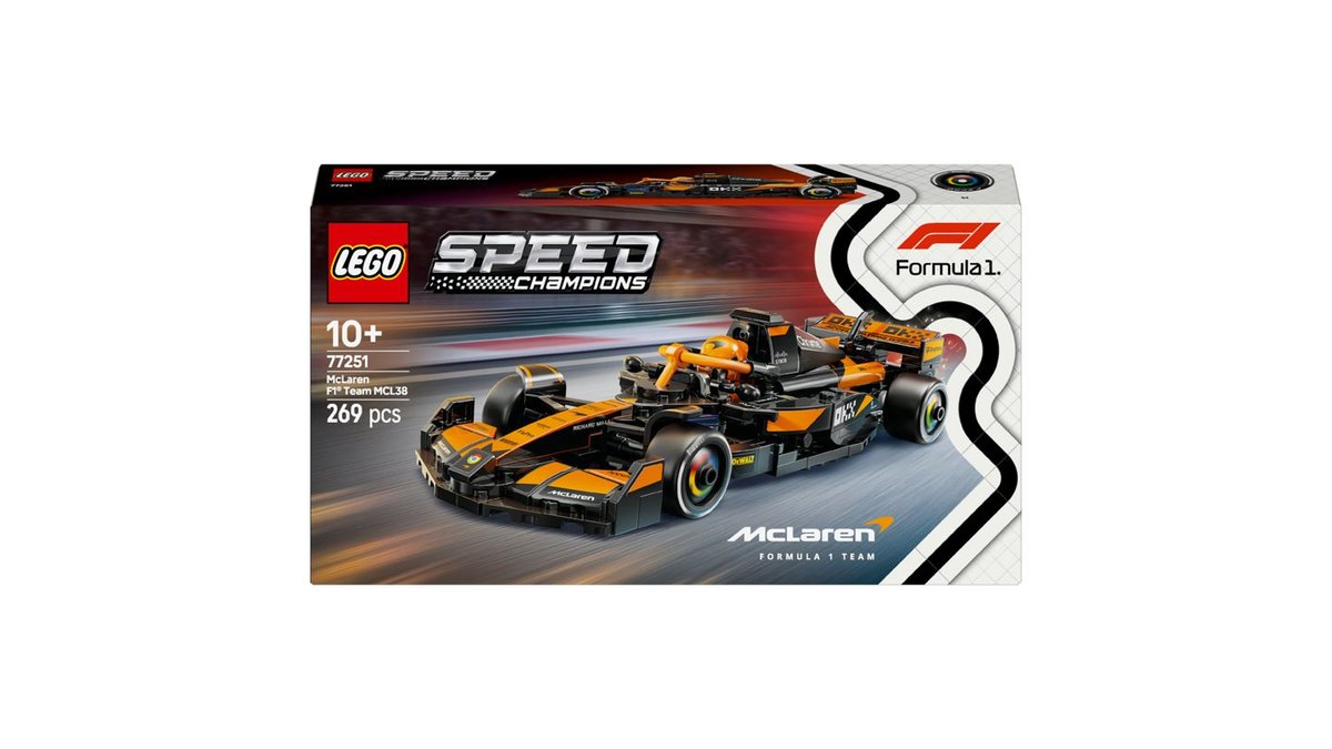 LEGO Speed Champions 77251 Pretekárske auto McLaren F1 Team MCL38