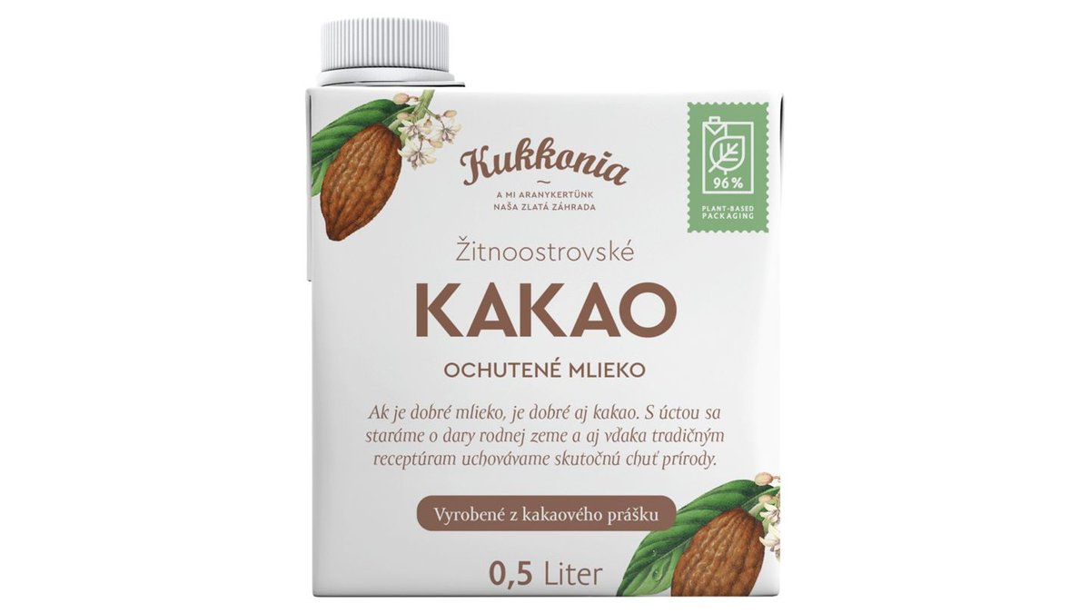 Kukkonia Ochutené mlieko s kakaovou príchuťou 0,5 l