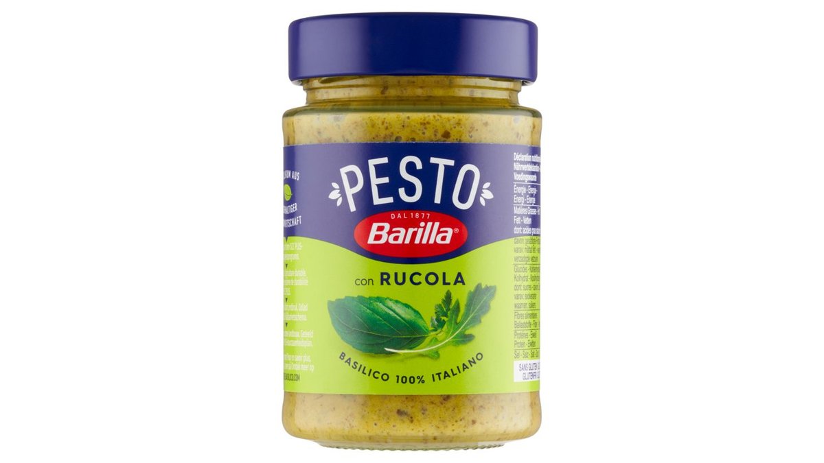 Barilla Pesto omáčka s bazalkou, petržlenom a rukolou, 190 g