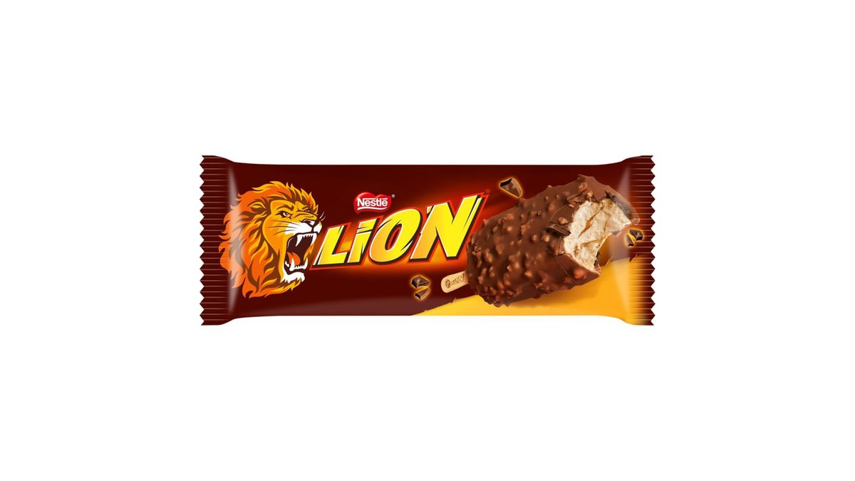 Nestlé Lion Mrazený krém karamelový s karamelovým topingom v mliečnej čokoláde 90 ml
