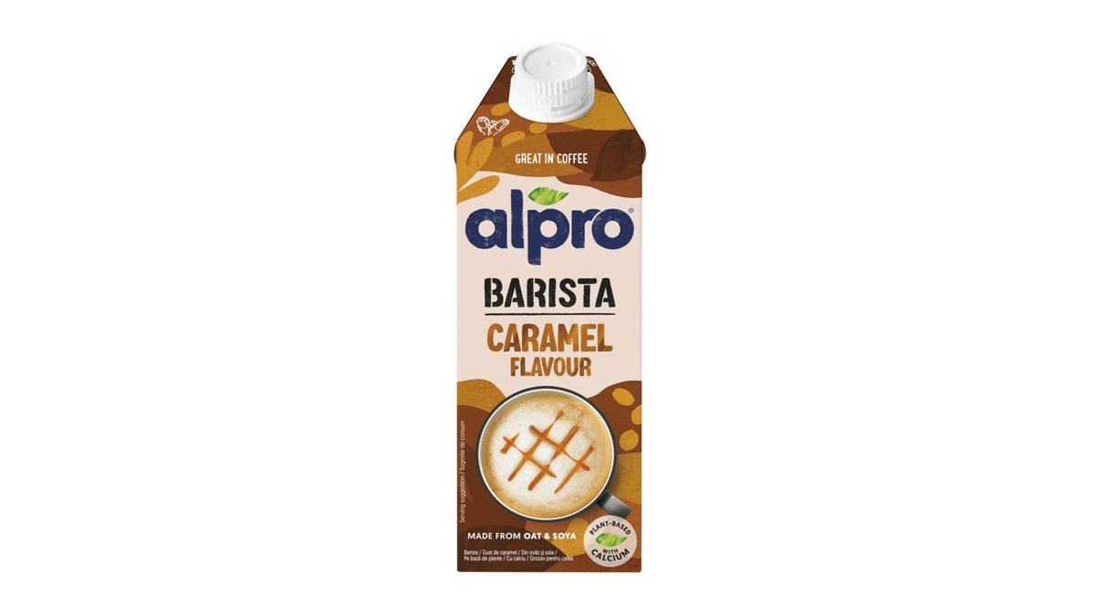Alpro Barista Ovseno-sójový nápoj, karamel, 750 ml