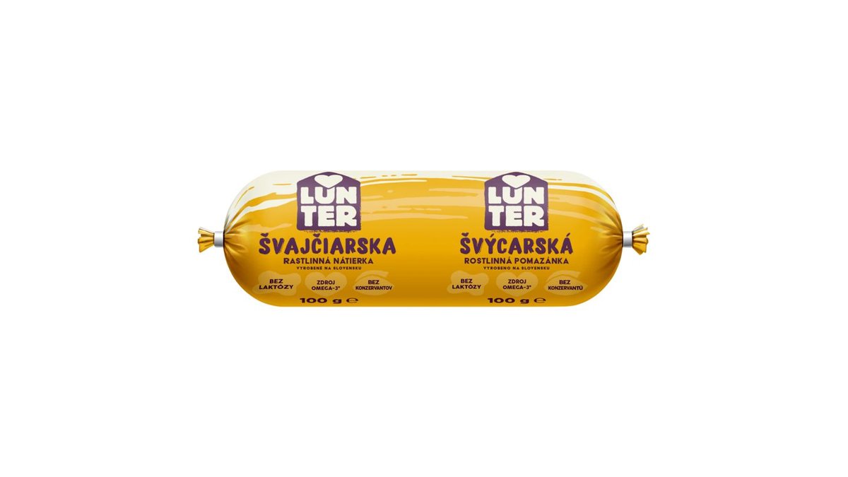 Lunter Švajčiarska rastlinná nátierka 100 g