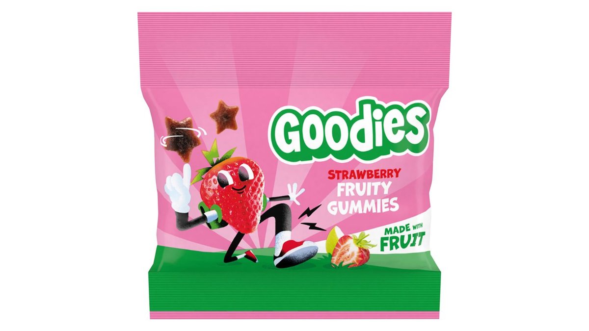 Goodies Gumídkovia jahoda 17 g