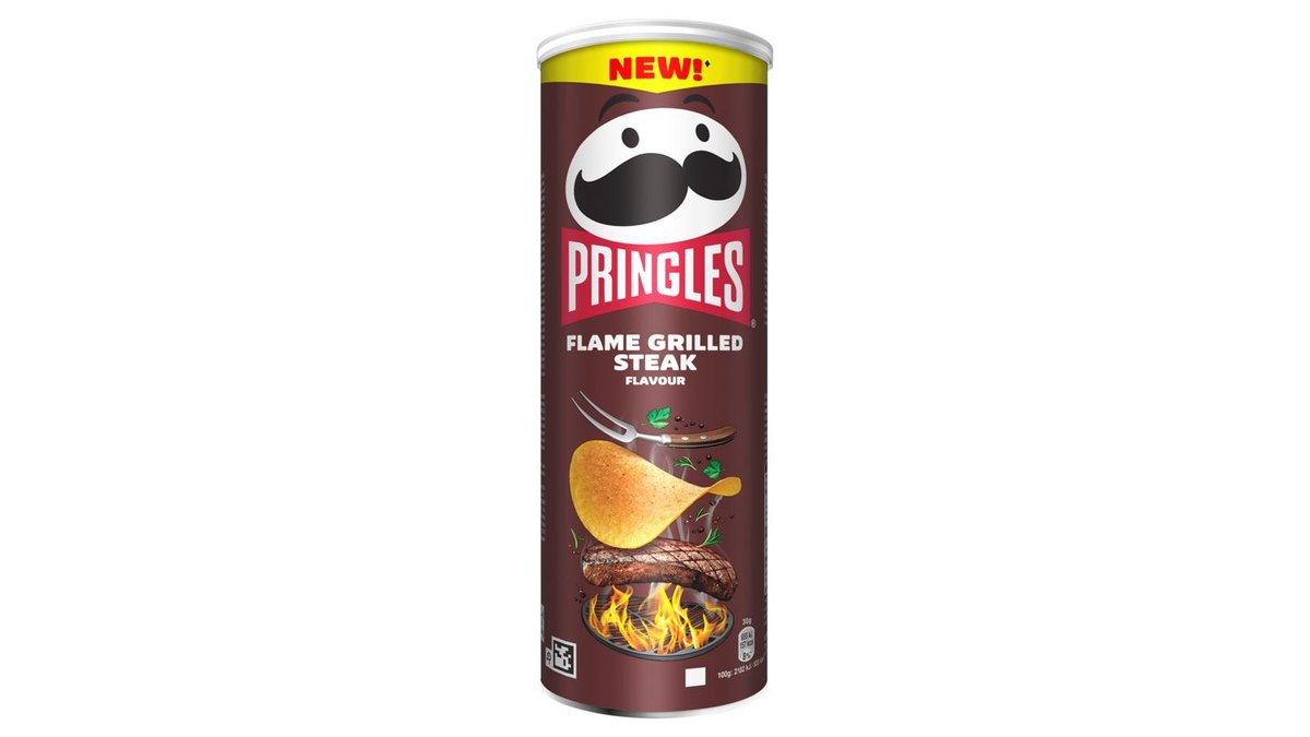 PRINGLES Chips flame grilled steak 165g