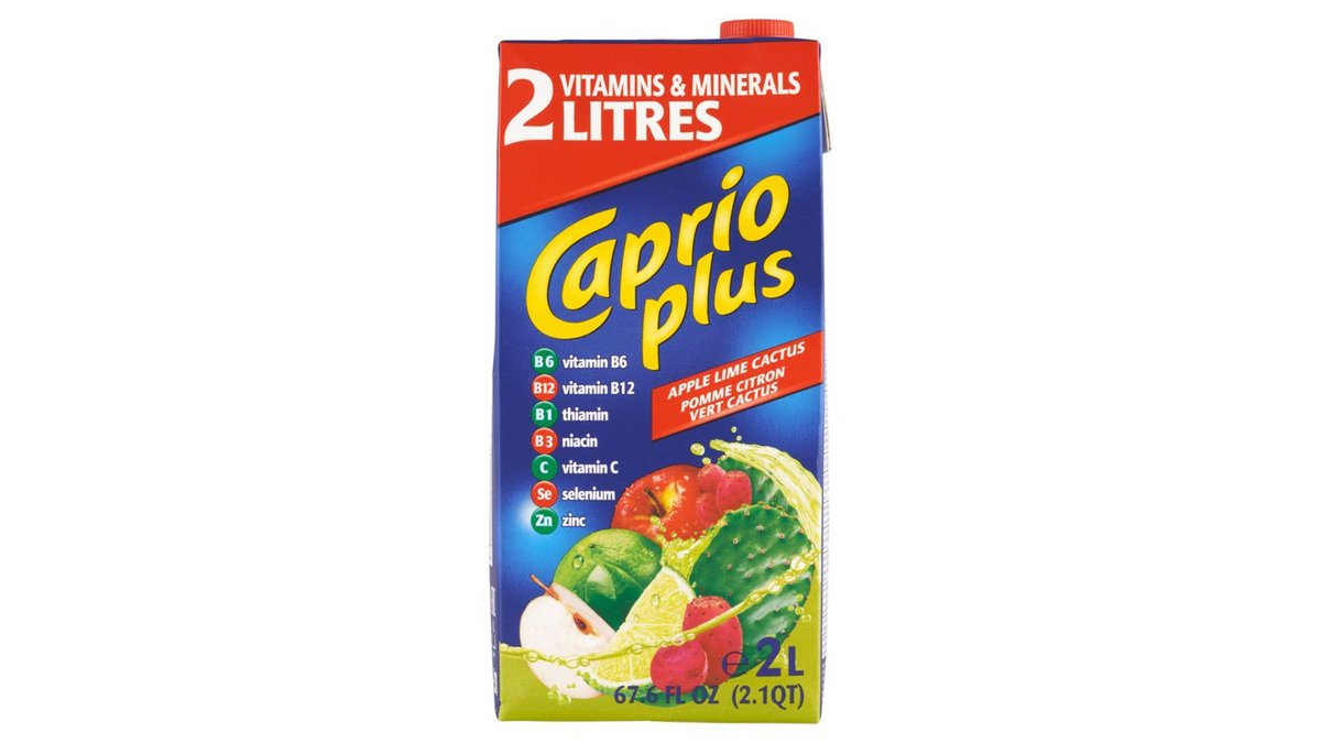 Caprio Plus Apple Lime Cactus 2 l