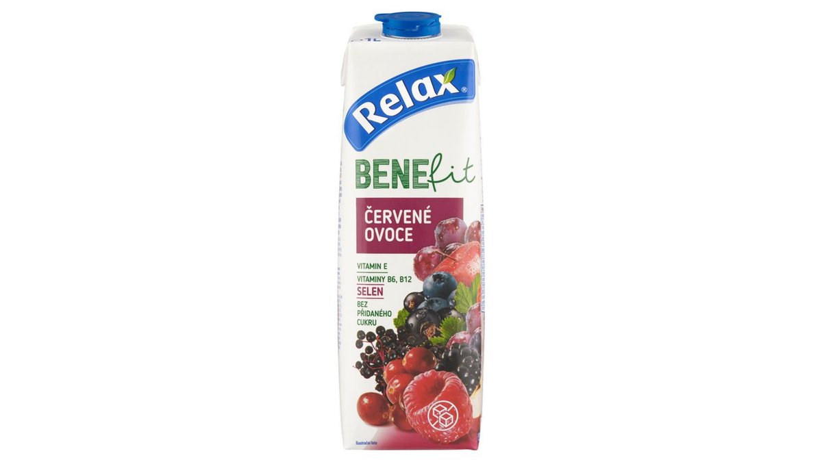 Relax Benefit červené ovocie 1 l