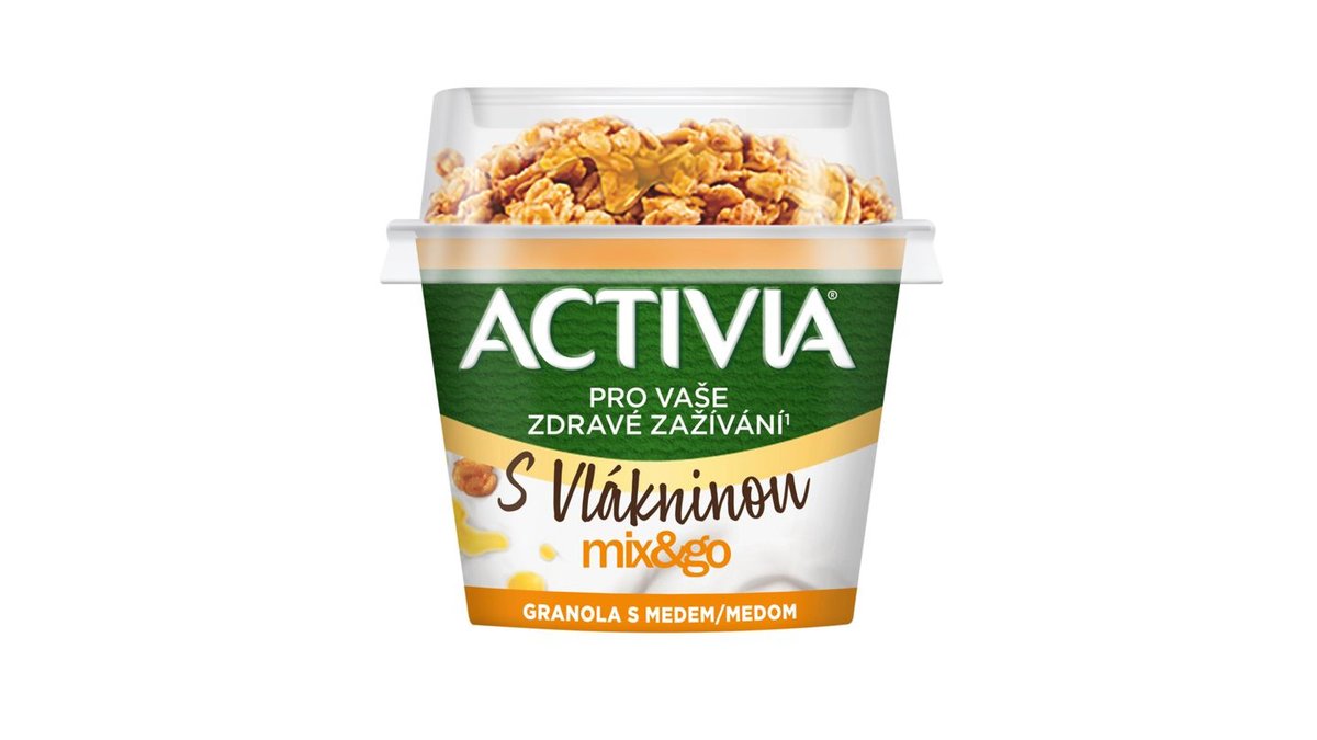 ** Activia Mix&Go Granola s medom, 165 g
