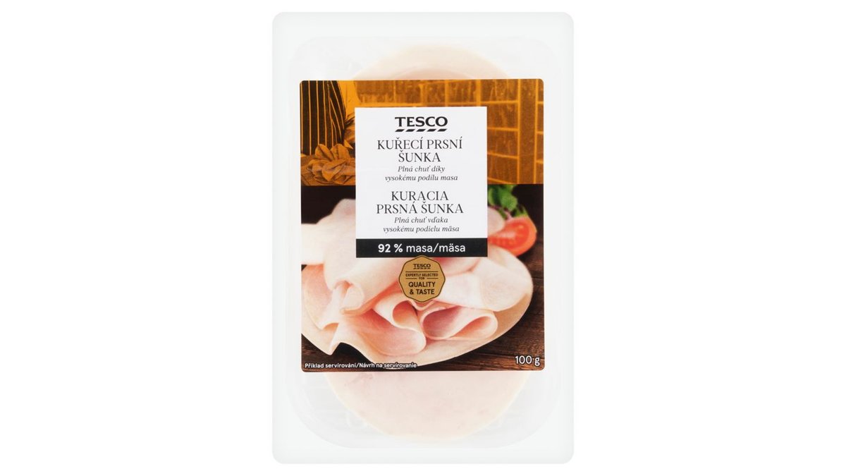 Tesco Kuracia prsná šunka 100 g